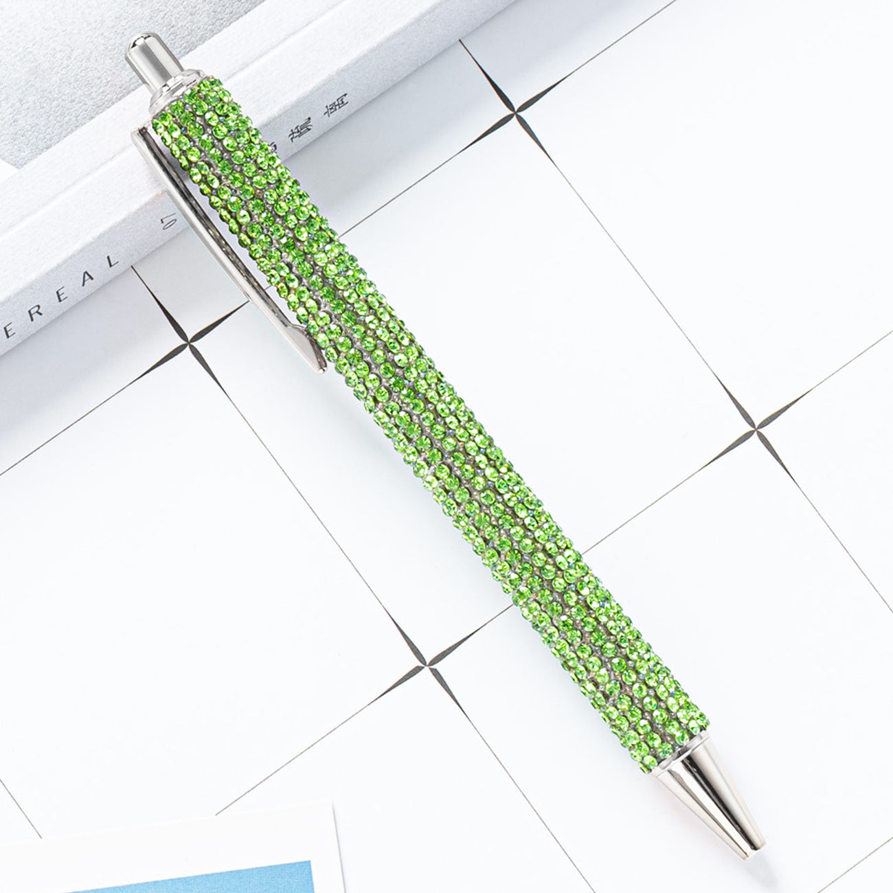 Wholesale Pressing Rhinestone Metal Pens